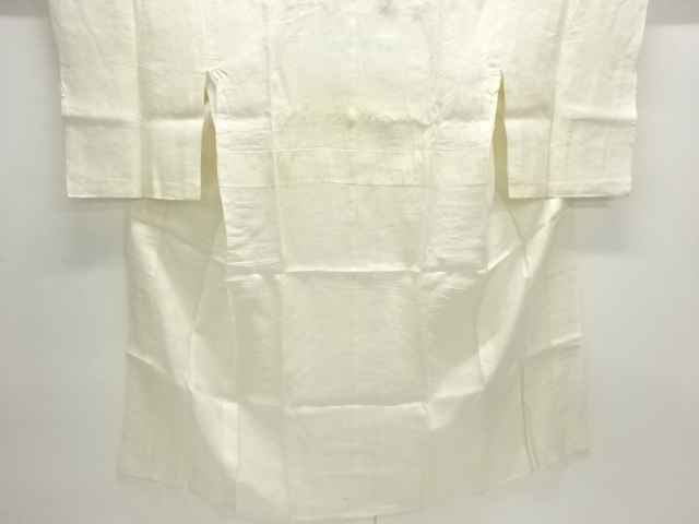 JAPANESE KIMONO / ANTIQUE JUBAN / STREAM & FLOWER